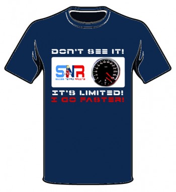 T-SHIRT SNR - BLU TG. XL